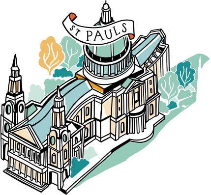 An illustration of St Pauls